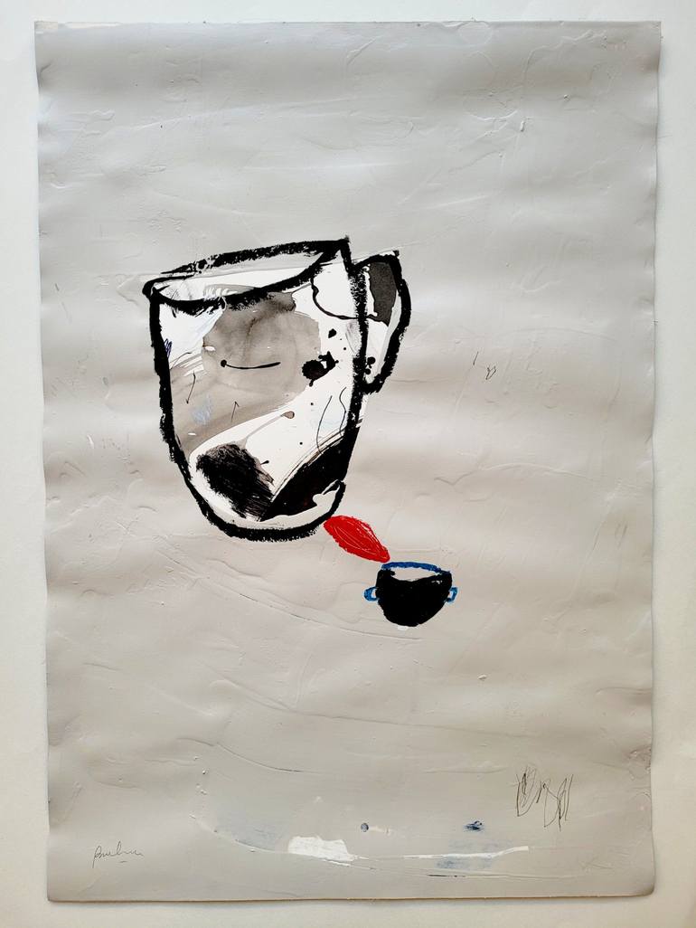 Original Abstract Food & Drink Painting by Beatriz Mahan