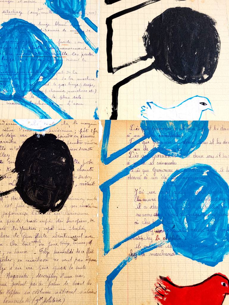 Original Contemporary Abstract Painting by Beatriz Mahan