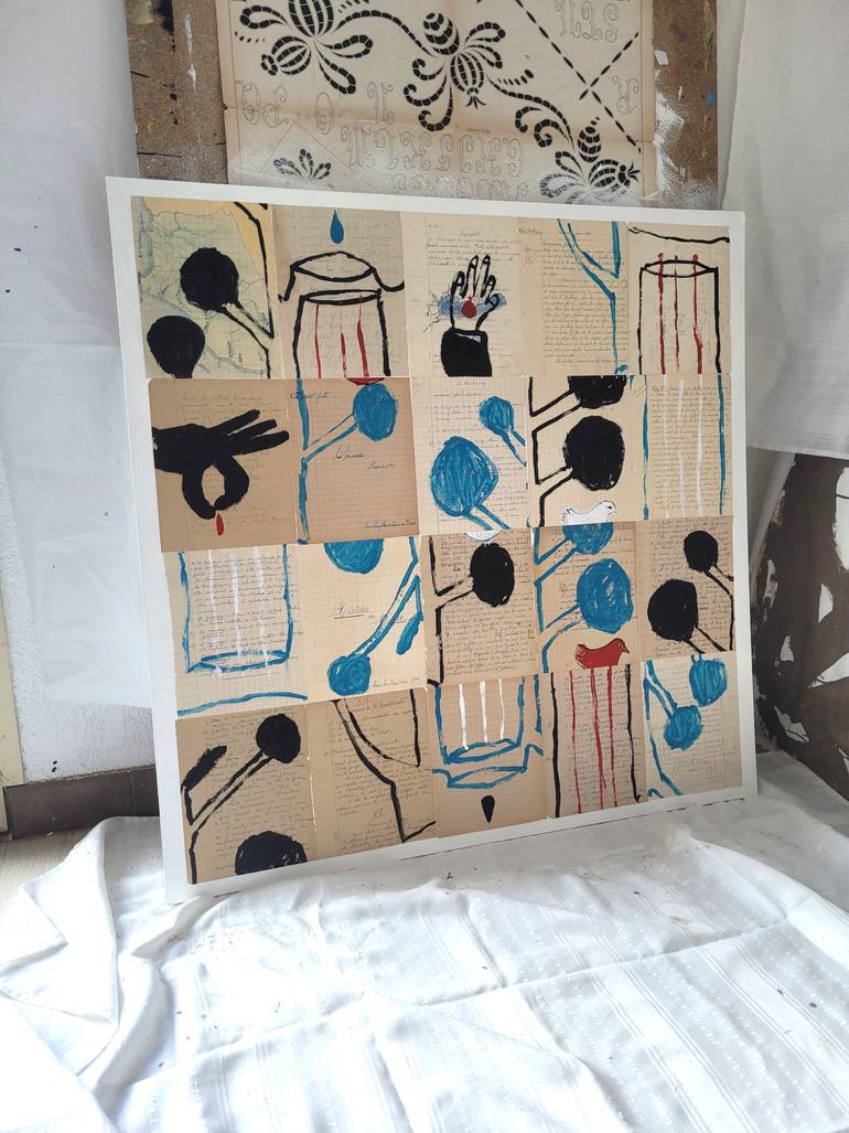 Original Contemporary Abstract Painting by Beatriz Mahan