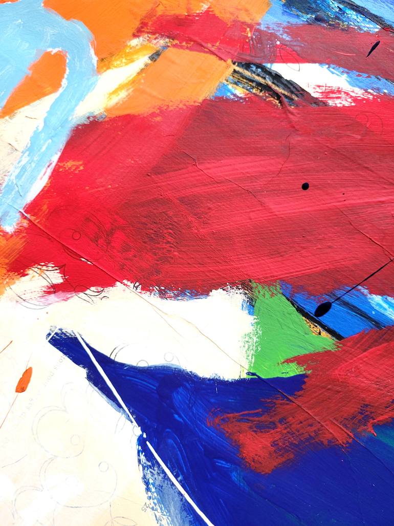 Original Abstract Animal Painting by Beatriz Mahan