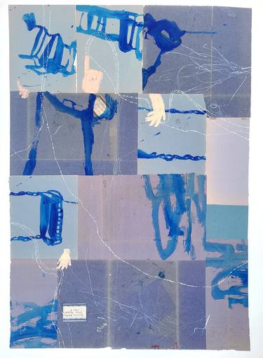Original Painterly Abstraction Abstract Mixed Media by Beatriz Mahan