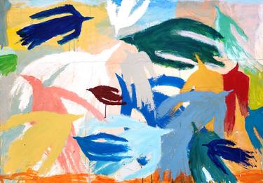 Original Abstract Animal Painting by Beatriz Mahan