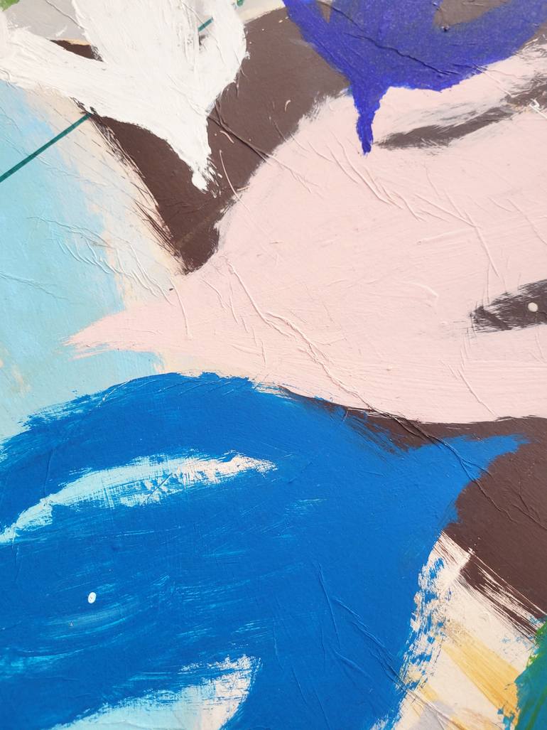 Original Abstract Animal Painting by Beatriz Mahan