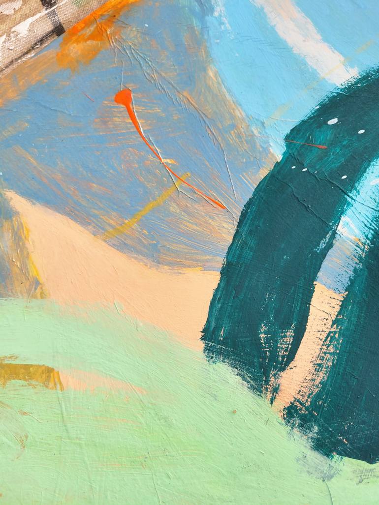 Original Abstract Animal Painting by Beatriz Mahan