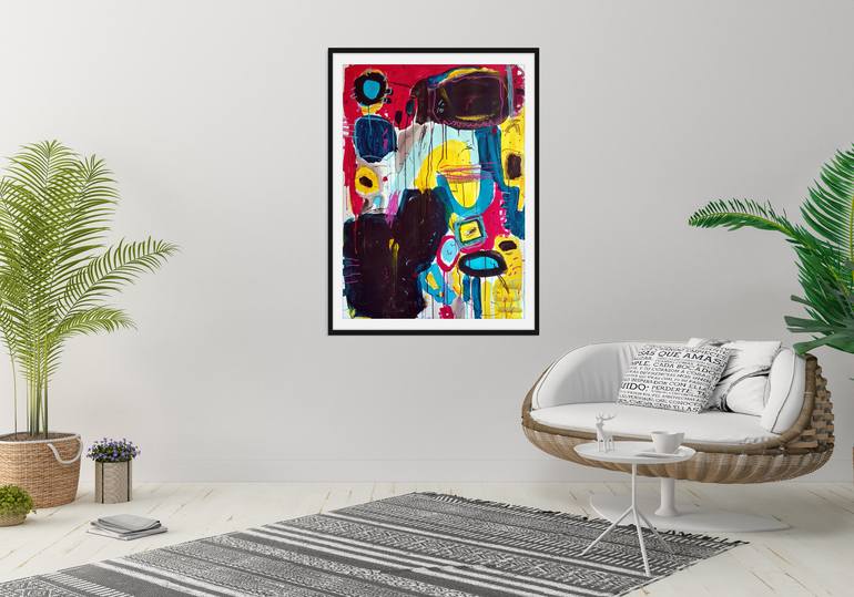 Original Abstract Painting by Beatriz Mahan