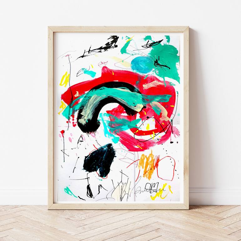 Original Abstract Painting by Beatriz Mahan