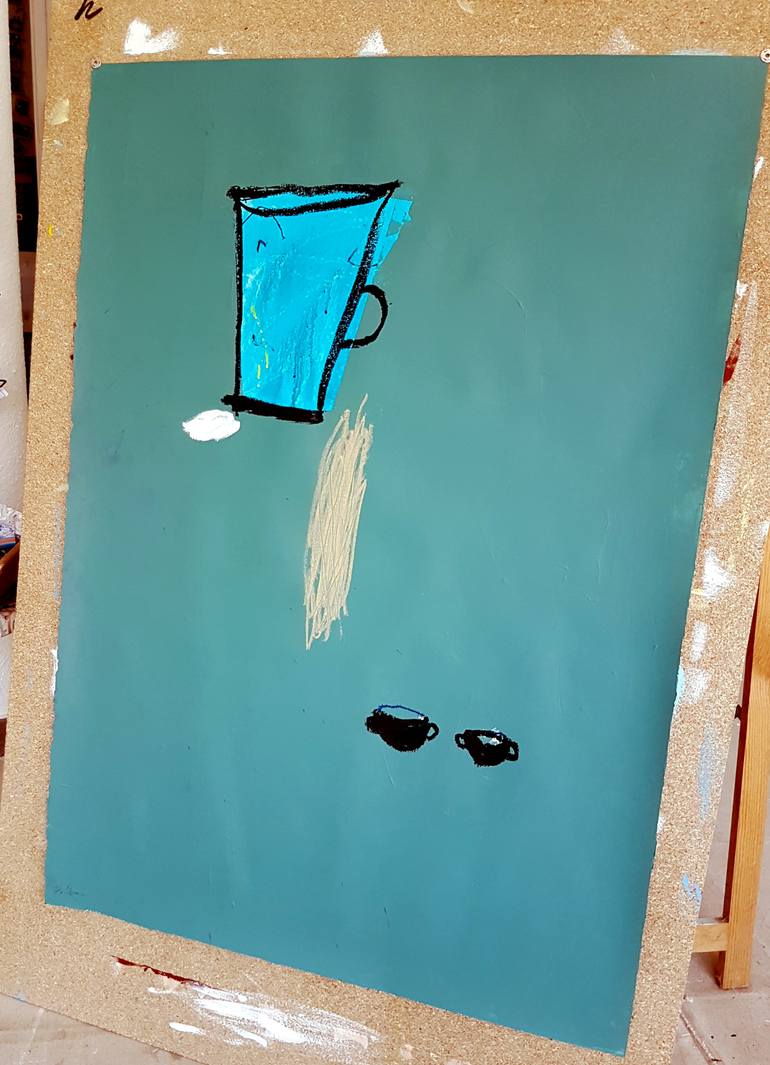 Original Abstract Expressionism Abstract Painting by Beatriz Mahan