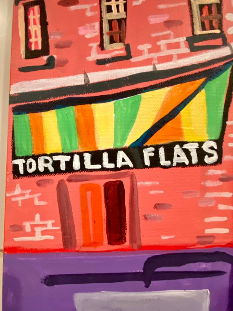 Original Folk Food & Drink Painting by Steve Spencer