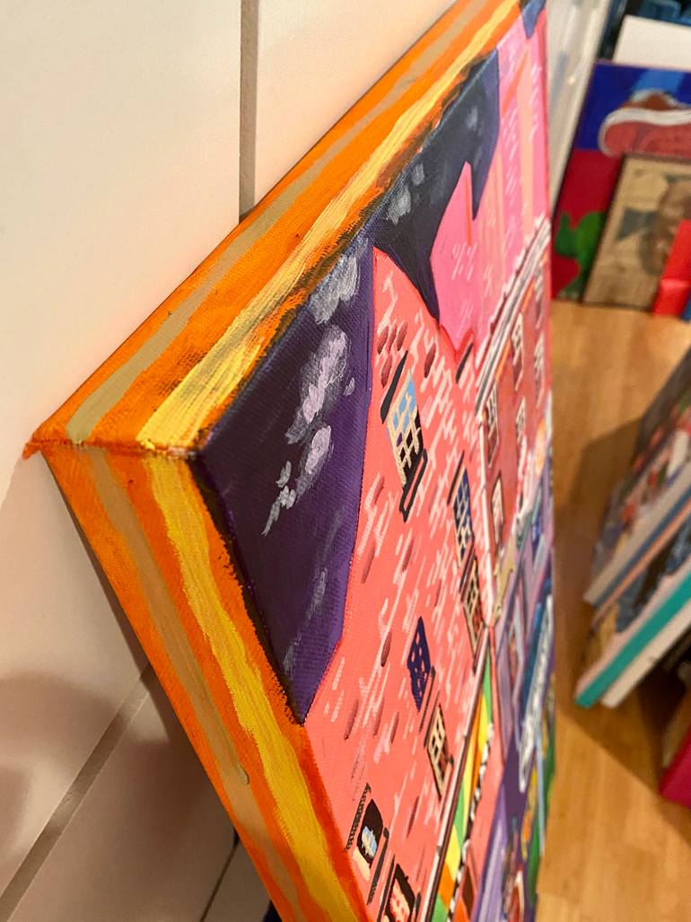 Original Folk Food & Drink Painting by Steve Spencer