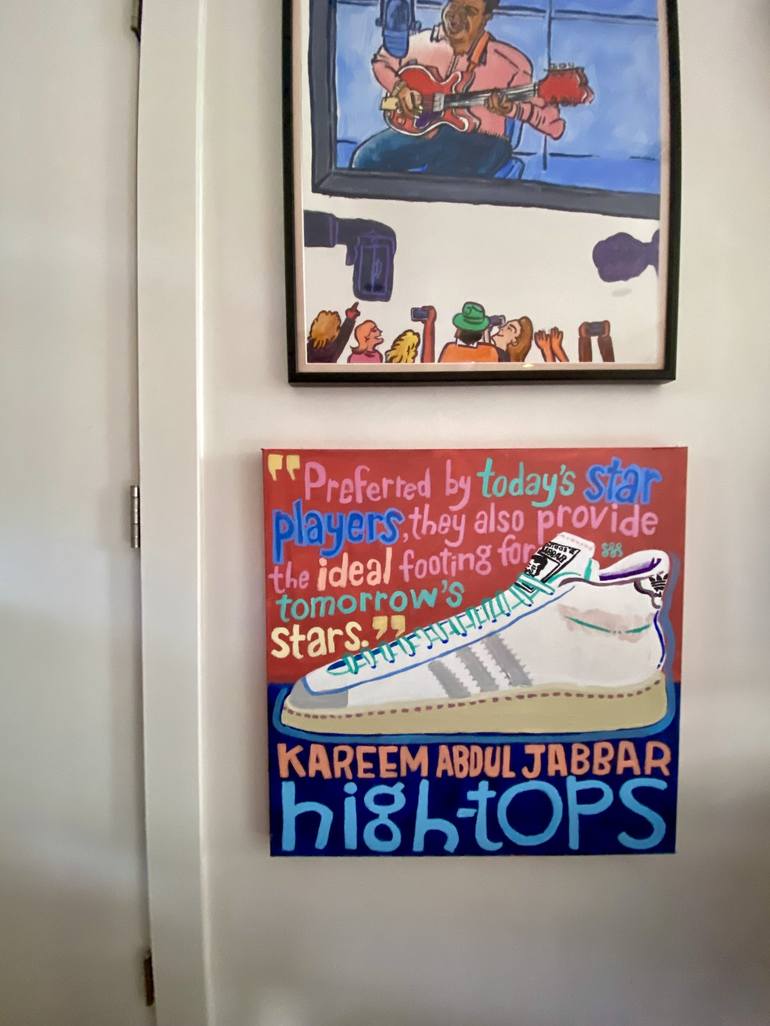 Original Folk Sports Painting by Steve Spencer