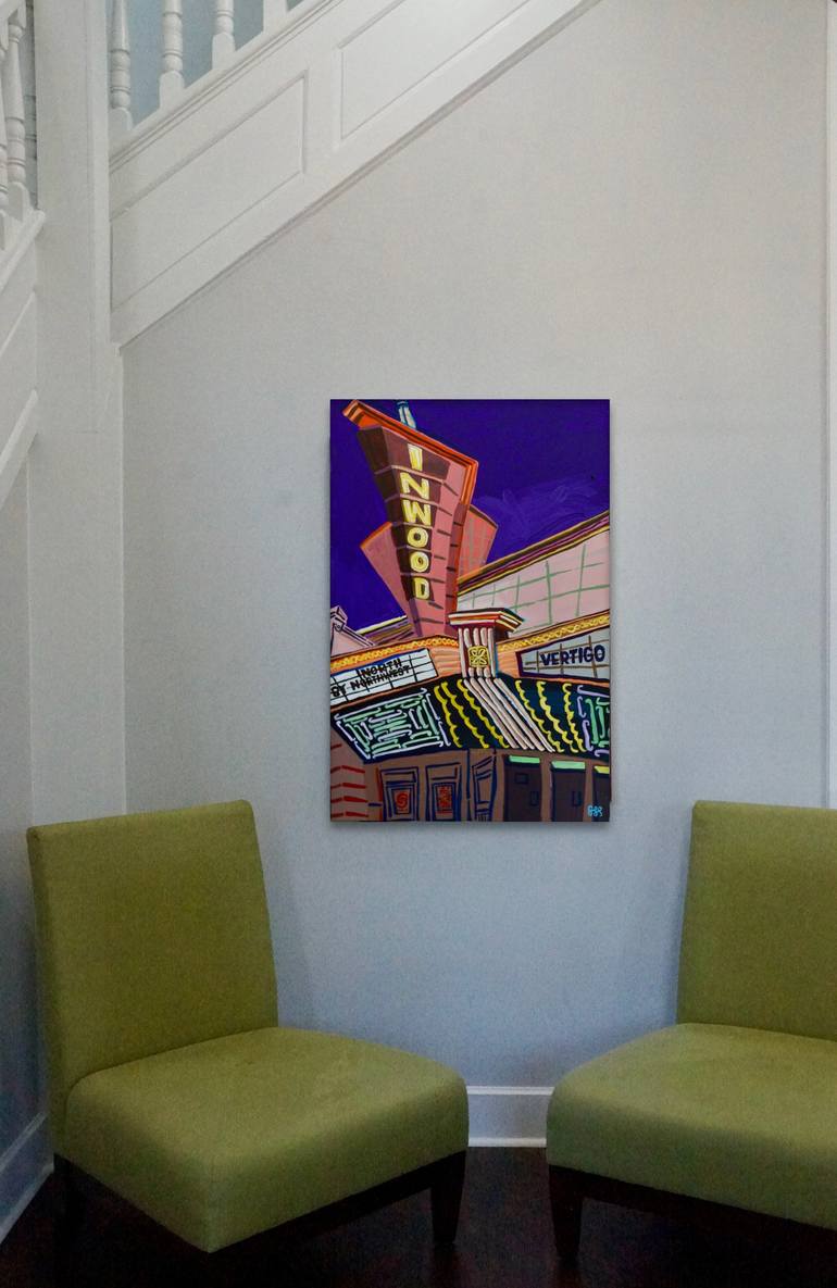 Original Fine Art Cinema Painting by Steve Spencer