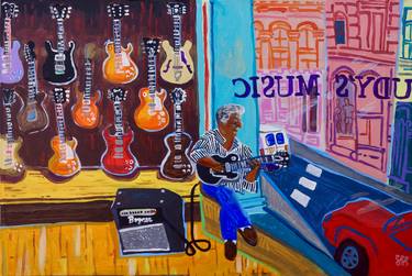 Original Music Paintings by Steve Spencer