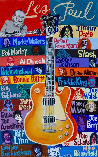 Original Pop Art Music Paintings by Steve Spencer