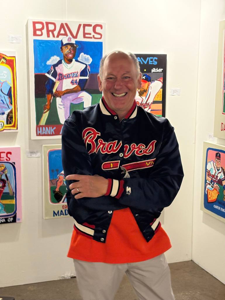 Original Folk Sports Painting by Steve Spencer