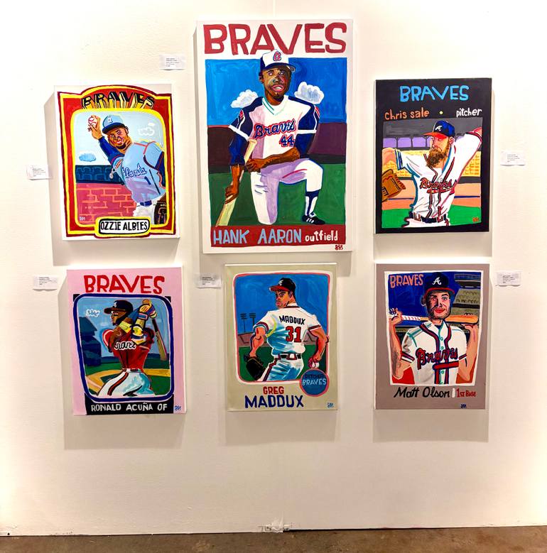 Original Folk Sports Painting by Steve Spencer