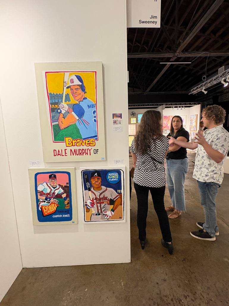 Original Pop Art Sports Painting by Steve Spencer