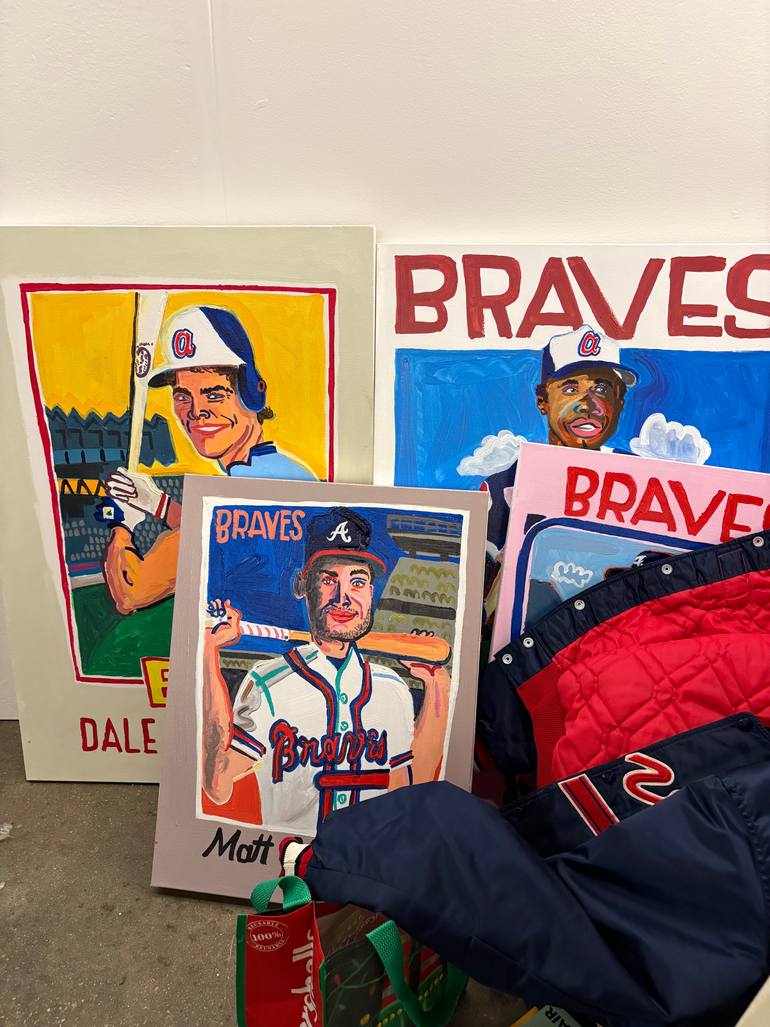 Original Pop Art Sports Painting by Steve Spencer