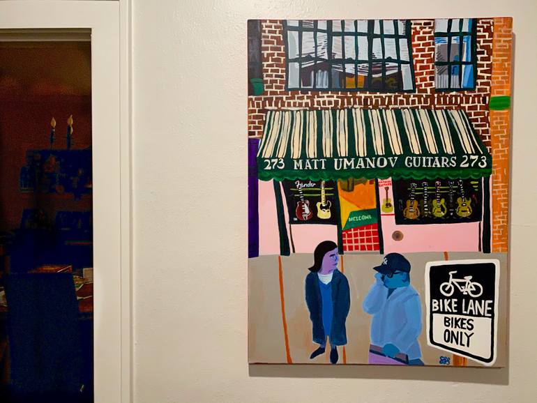 Original Folk Music Painting by Steve Spencer