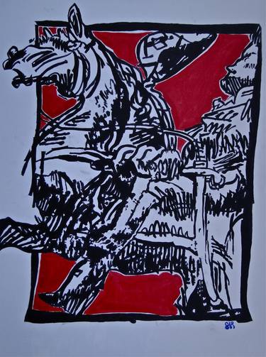 Print of Illustration Horse Paintings by Steve Spencer