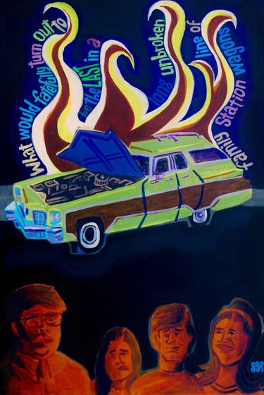 Print of Folk Car Paintings by Steve Spencer