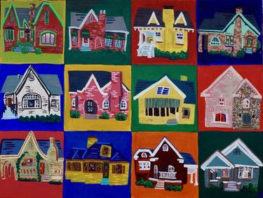 Print of Folk Home Paintings by Steve Spencer