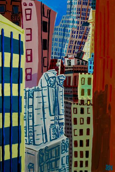 Print of Cities Paintings by Steve Spencer