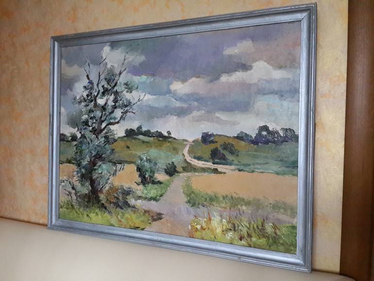 Original Impressionism Landscape Painting by Olga Karpenko