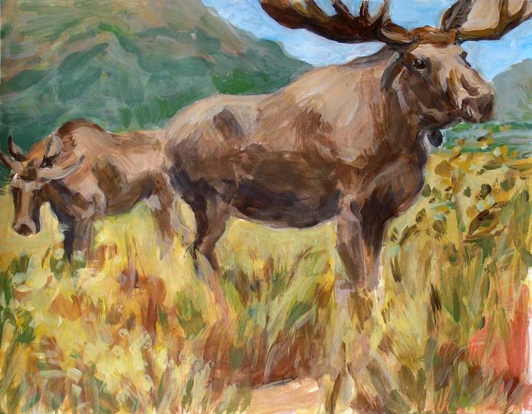 Original Animal Painting by Carolyn Holden