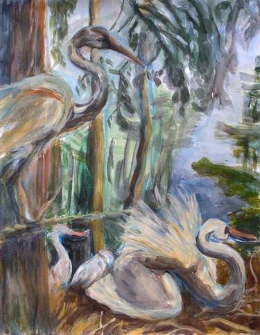 Original Expressionism Nature Paintings by Carolyn Holden