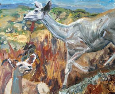 Original Expressionism Animal Paintings by Carolyn Holden