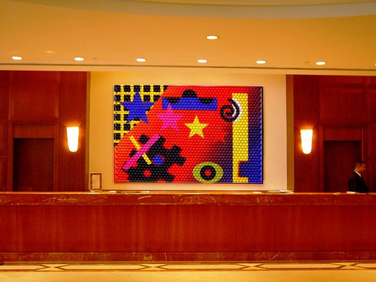 Original Abstract Expressionism Abstract Sculpture by David Sela