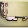Stringless Violin Painting by Zhana Viel | Saatchi Art