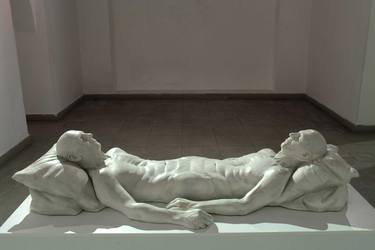Original Men Sculpture by Zharko Basheski