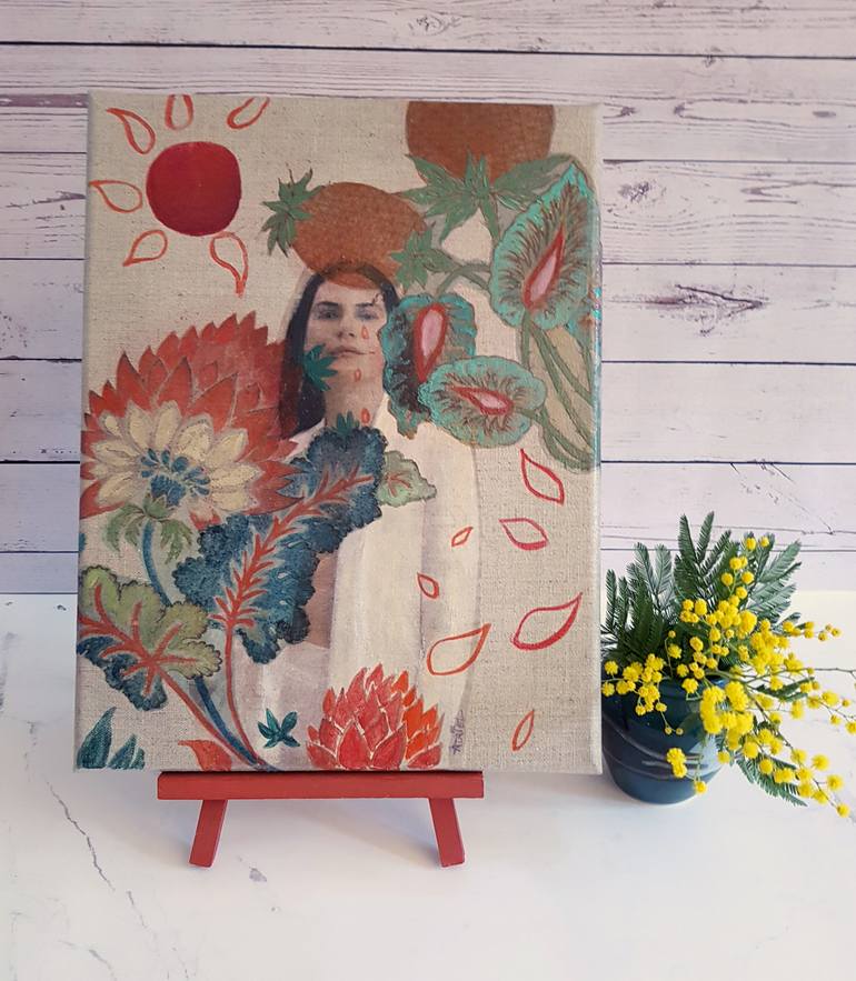 Original Figurative Women Mixed Media by Valérie Auriel