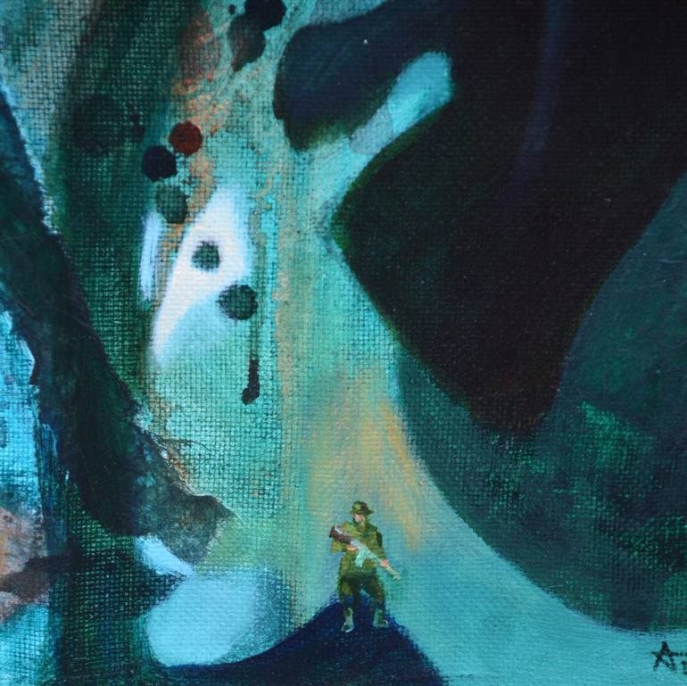 Original Expressionism Nature Painting by Valérie Auriel
