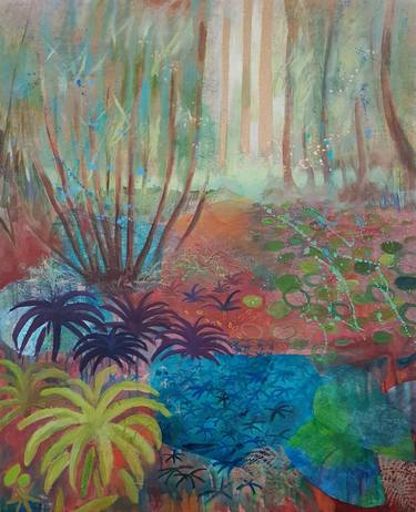 Print of Expressionism Nature Paintings by Valérie Auriel