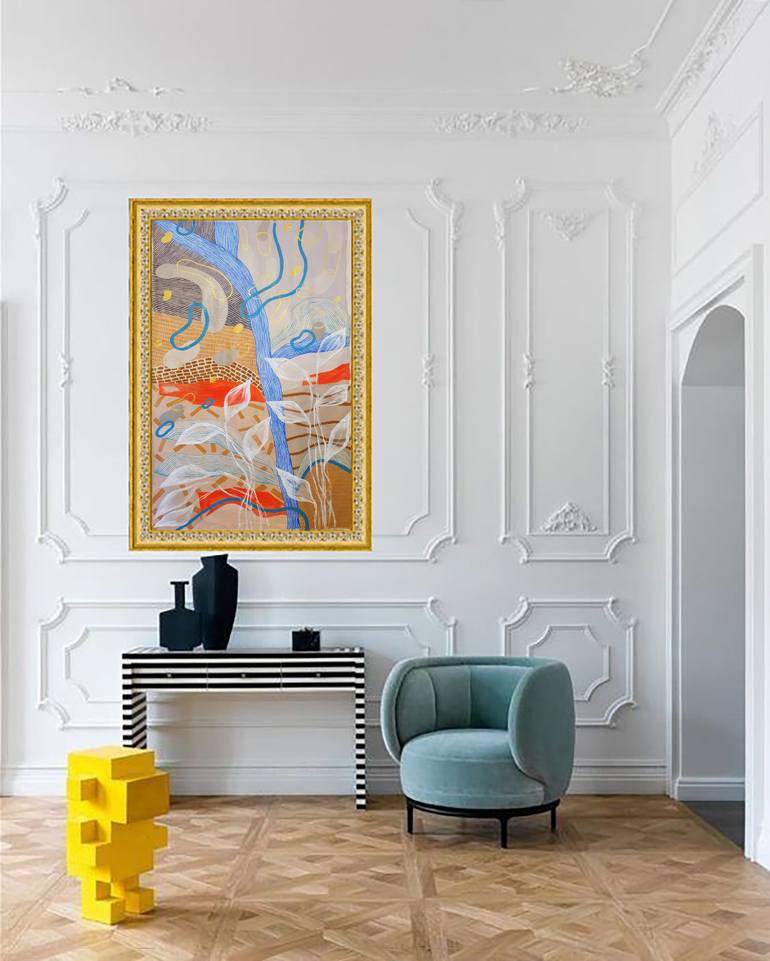 Original Abstract Nature Painting by Patrícia Ariane