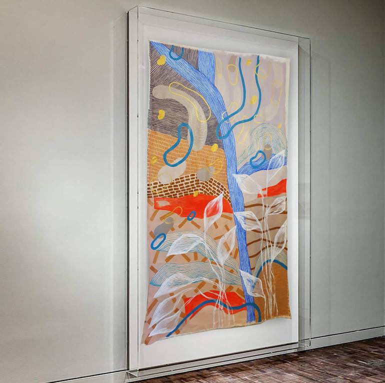 Original Abstract Nature Painting by Patrícia Ariane