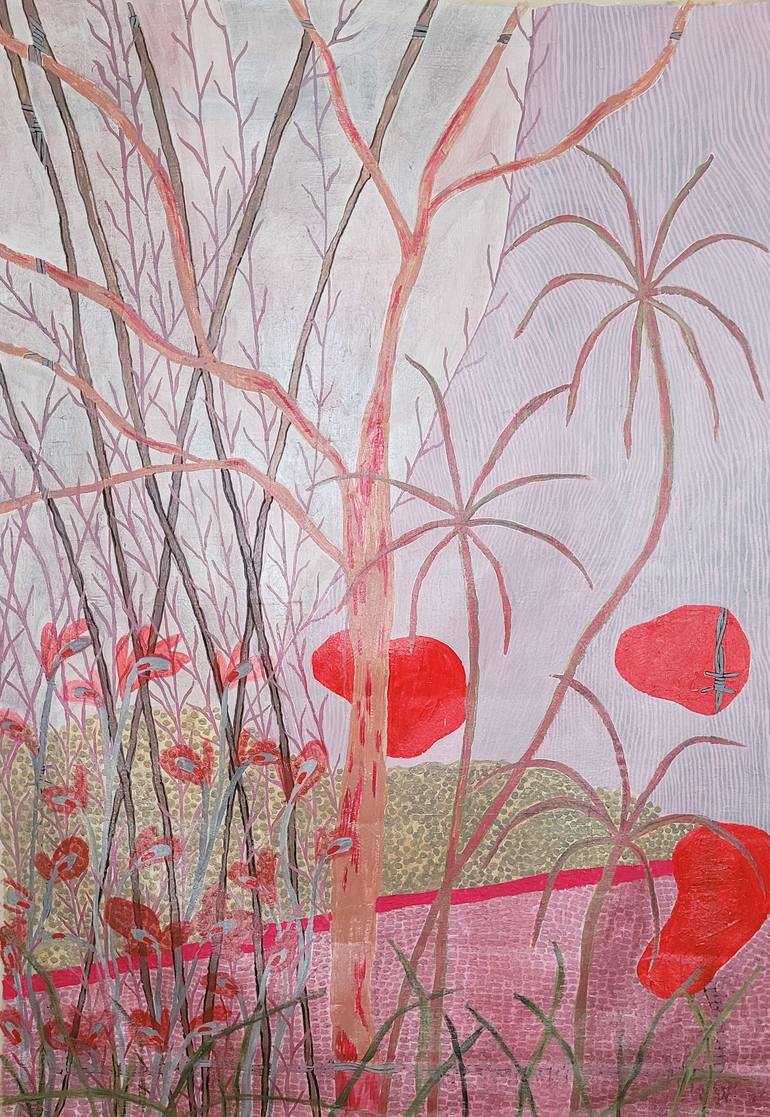 Original Figurative Nature Paintings by Patrícia Ariane
