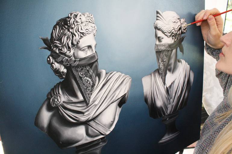 Original Classical mythology Painting by Tiffany Barber