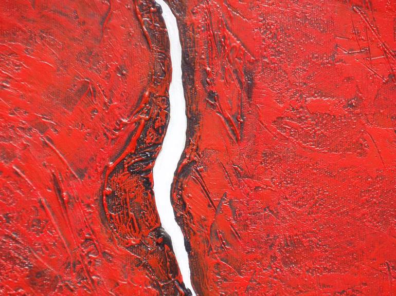 Original Minimalism Abstract Painting by Petra Šípková