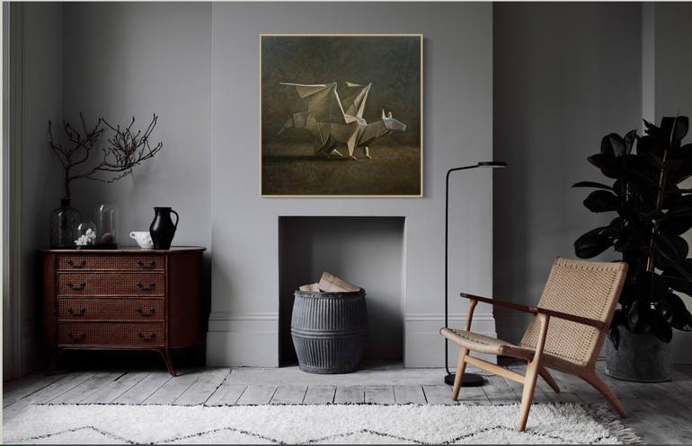 Original Contemporary Fantasy Mixed Media by Fletcher Sibthorp