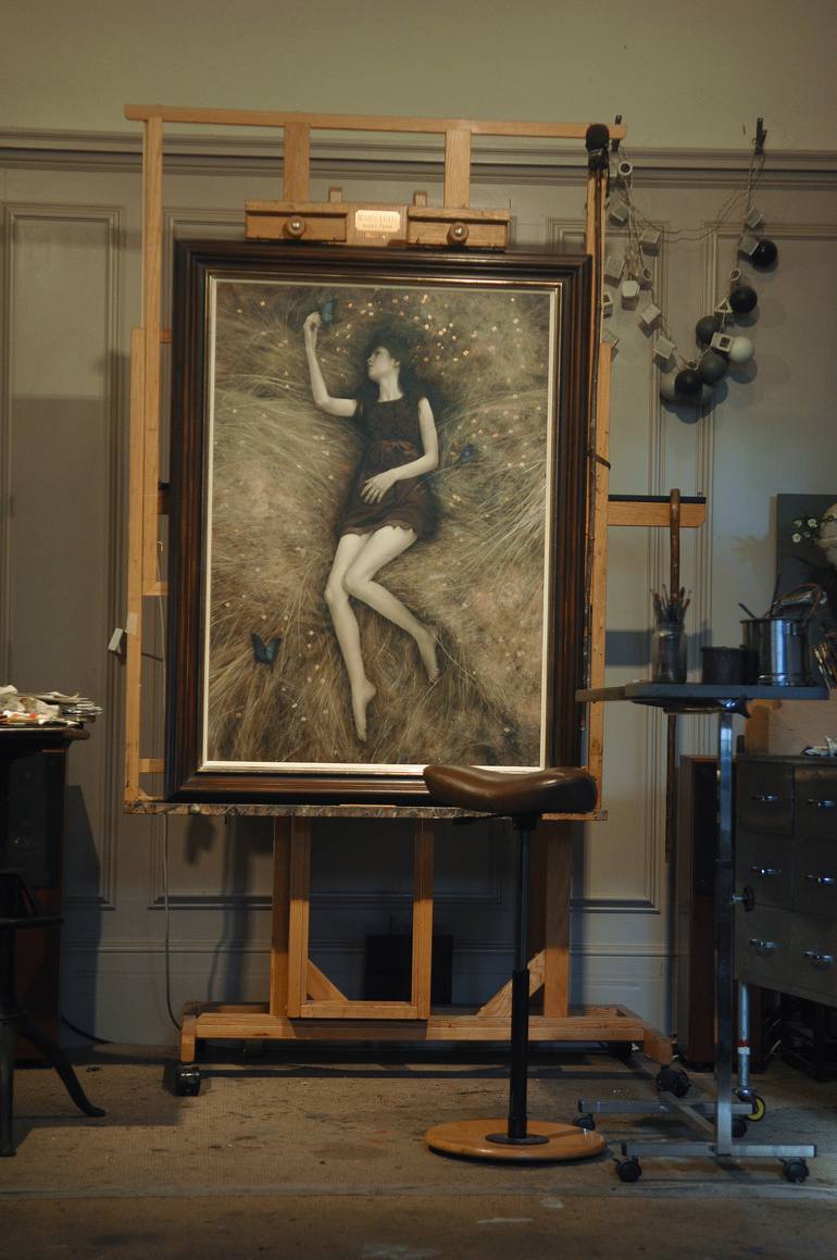 Original Figurative Women Painting by Fletcher Sibthorp