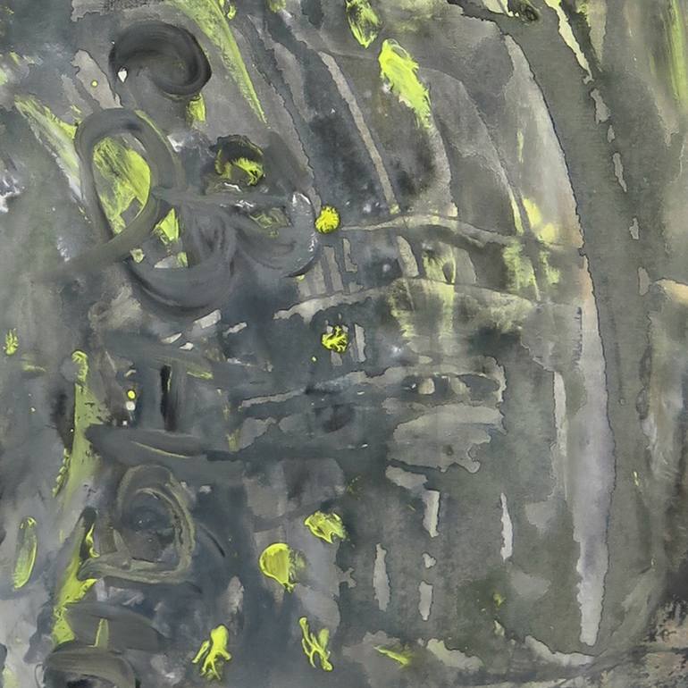Original Conceptual Abstract Drawing by Lyudmila Chupina