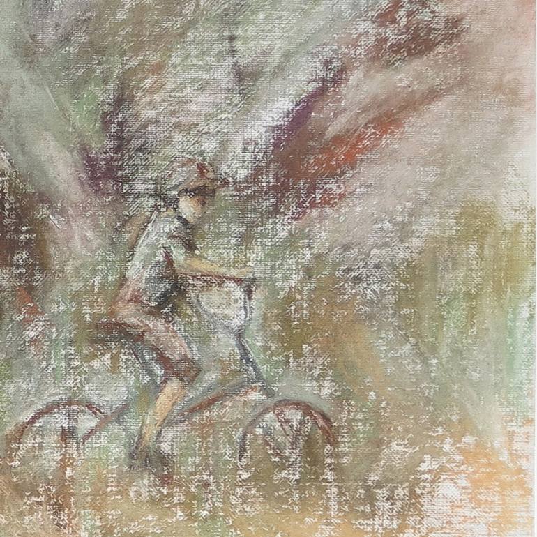 Original Abstract Children Drawing by Lyudmila Chupina