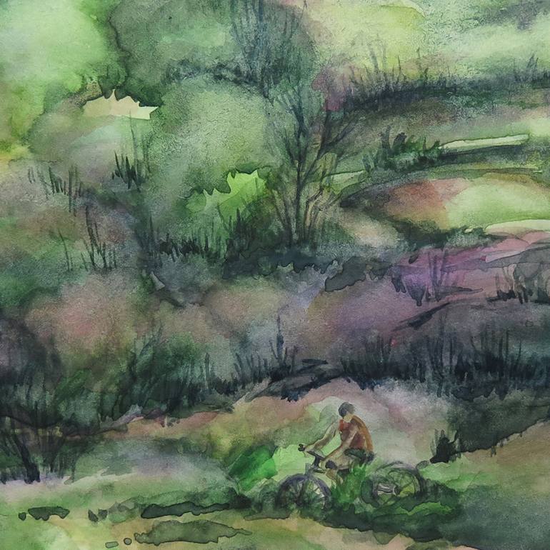 Original Realism Nature Drawing by Lyudmila Chupina