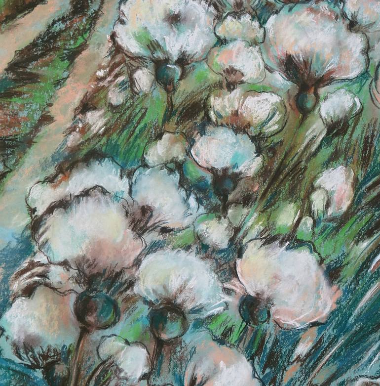 Original Impressionism Landscape Drawing by Lyudmila Chupina