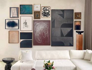 Original Figurative Abstract Mixed Media by Nicolette Capuano