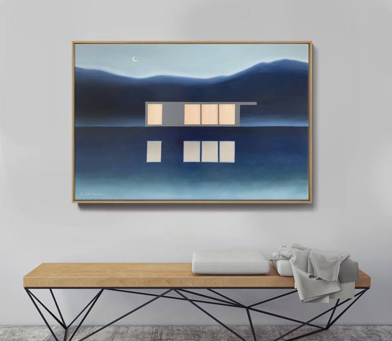 Original Abstract Landscape Painting by Nicolette Capuano