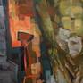 miner! the theme is very deep and it makes a lot of sense, and also work, on the canvas reflected the image of the miner who himself became like a stone and merged with him an entire whole, a big psychology in his hands, whether we often think about what is happening right below us ,underground!